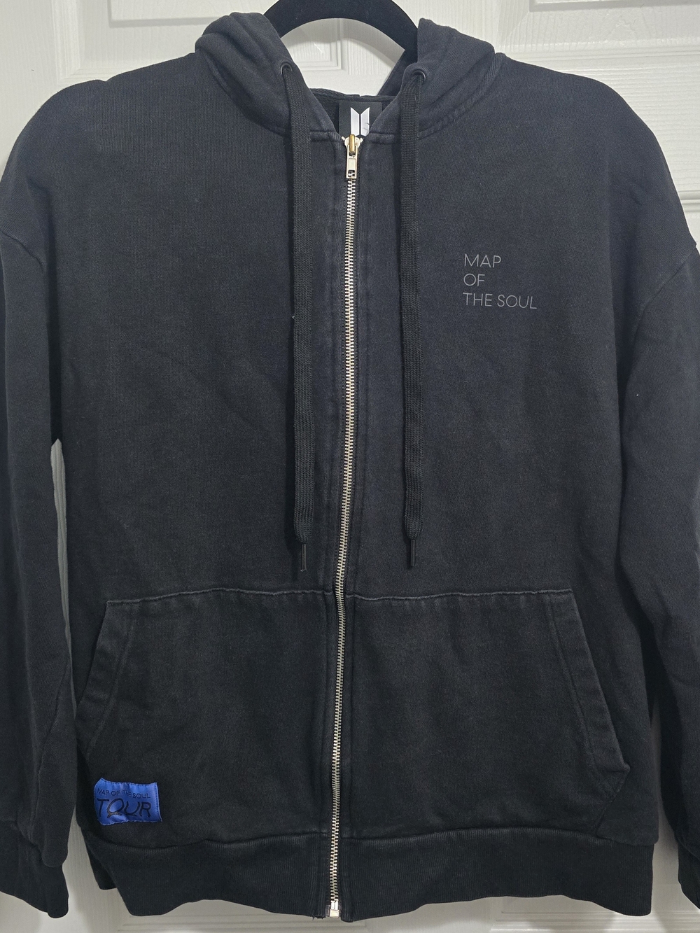 BTS Map of The Soul Tour Edition Hoodie Official Big Hit Size Large BTS